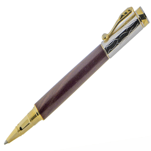 Electra™ Upgrade Gold and Chrome Rollerball - Pen Kit Making