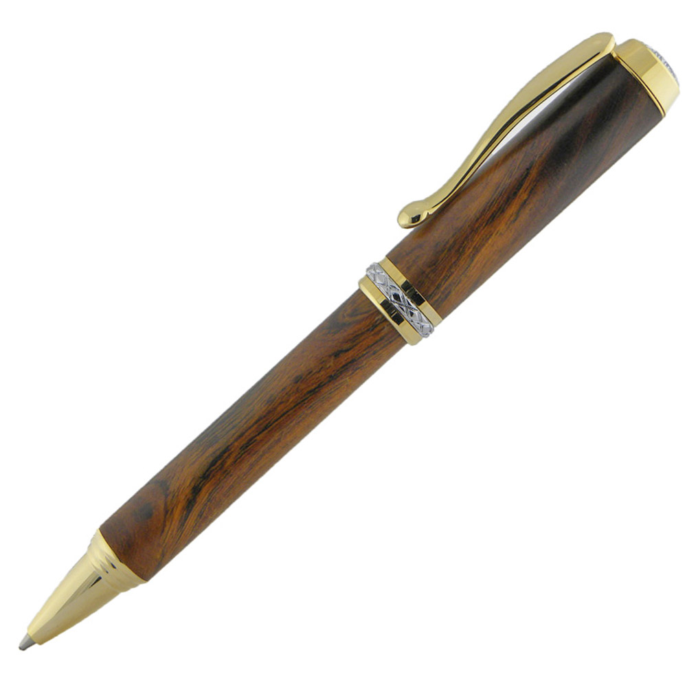 Triton™ Ballpoint Pen - Upgrade Gold and Chrome - Pen Kit Making ...