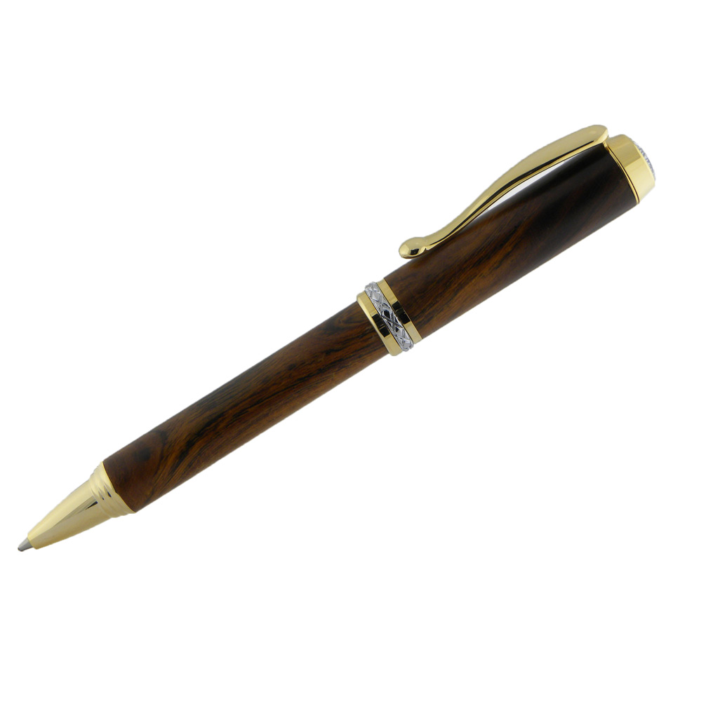 Triton™ Ballpoint Pen - Upgrade Gold and Chrome - Pen Kit Making ...